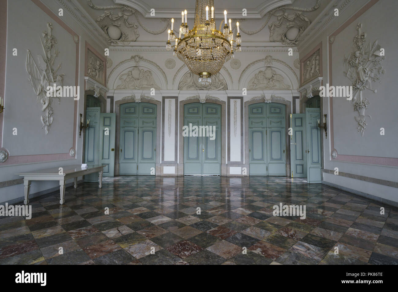 The Benrath Palace Is A Rococo Style Building By The French