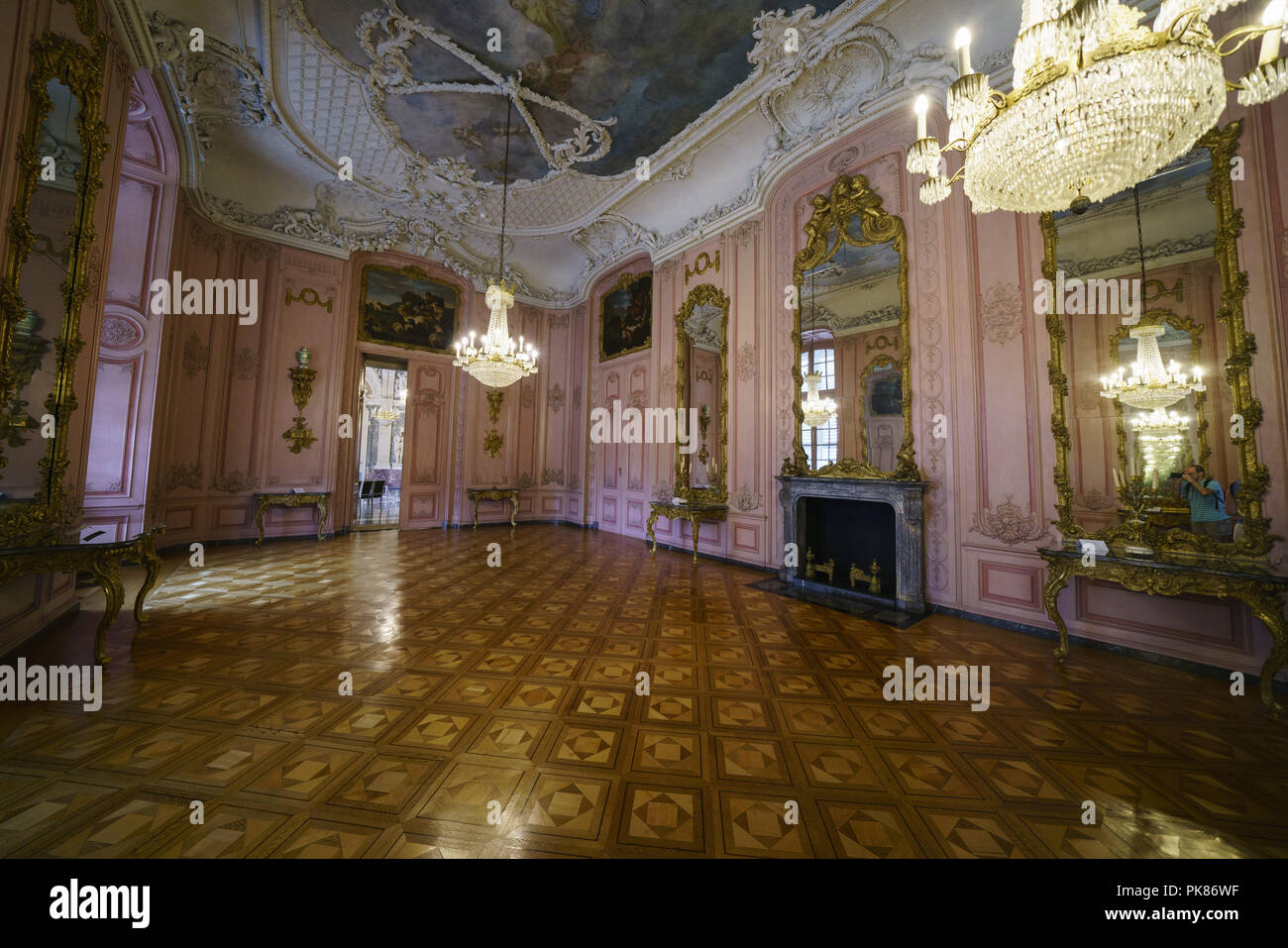 The Benrath Palace Is A Rococo Style Building By The French