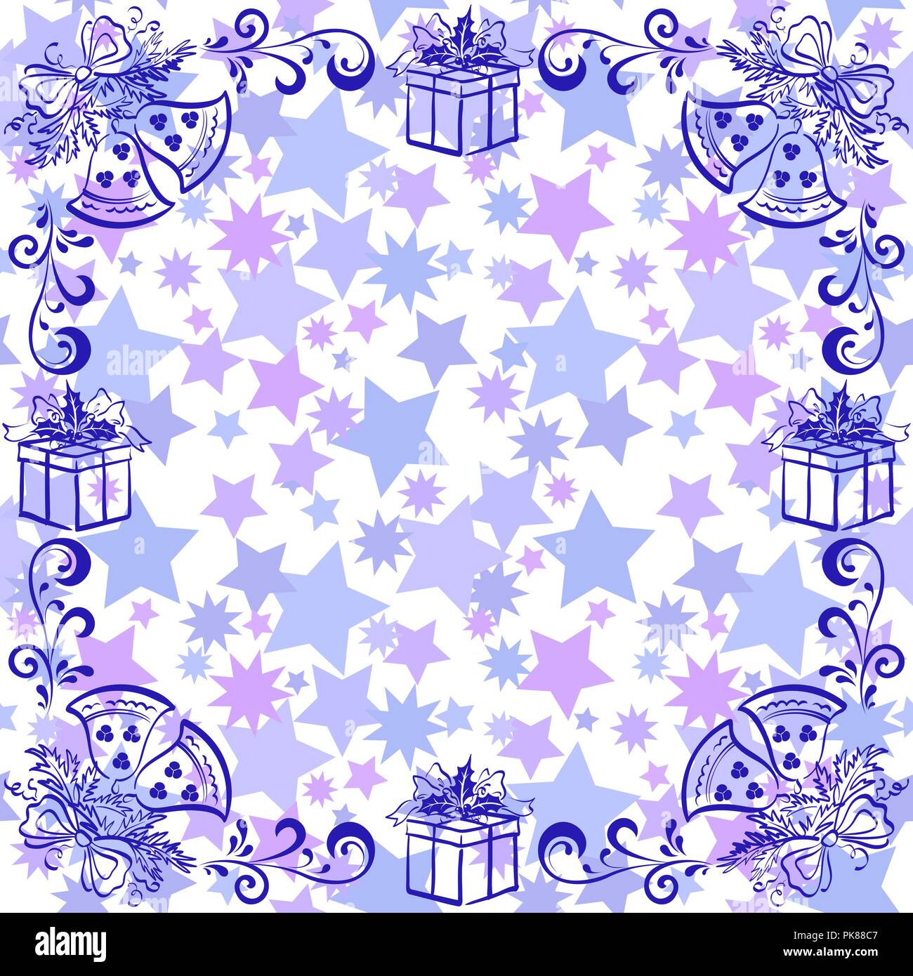 Holiday Christmas background Stock Vector