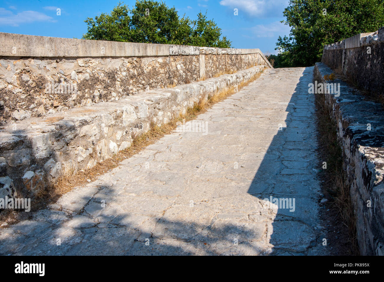 Old bridges on Crete Stock Photo