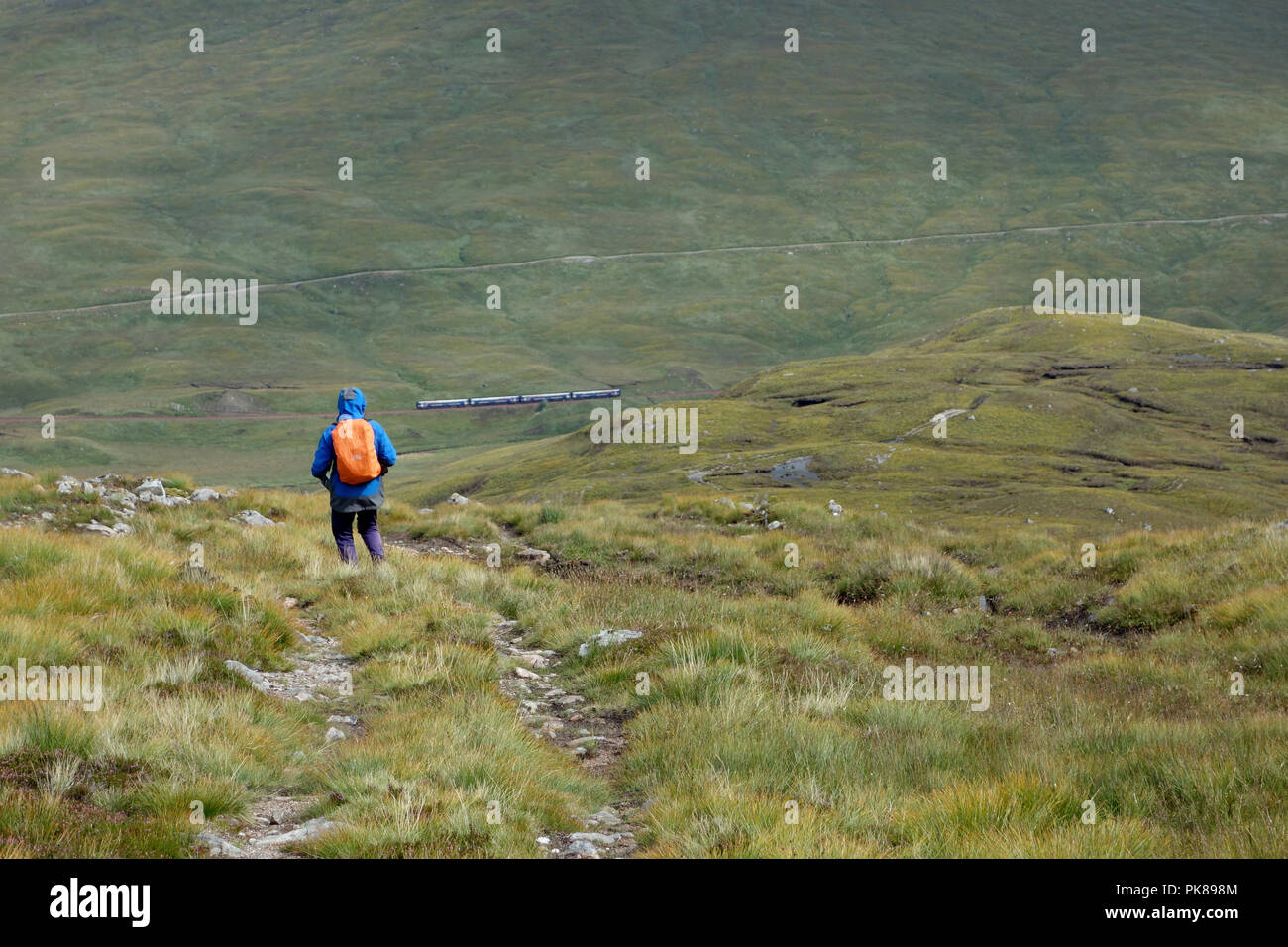 Hill walker above fort william hi-res stock photography and images - Alamy