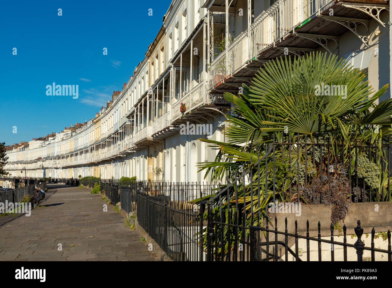 Clifton Bristol England September 07, 2018 Royal York Crescent, a fine