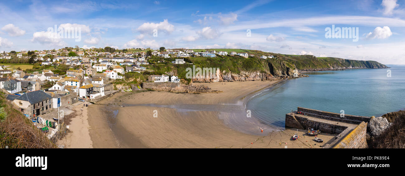 Harbour View, Gorran Haven, Cornwall Stock Photo