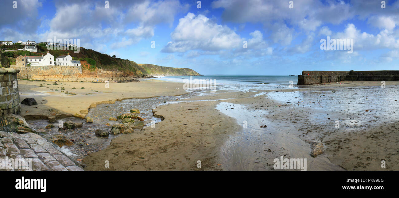 Low Tide, Gorran Haven, Cornwall Stock Photo