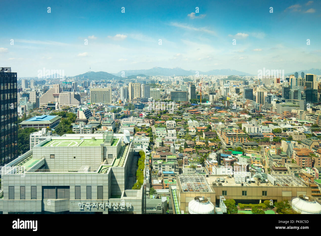 View Over Seoul Stock Photo