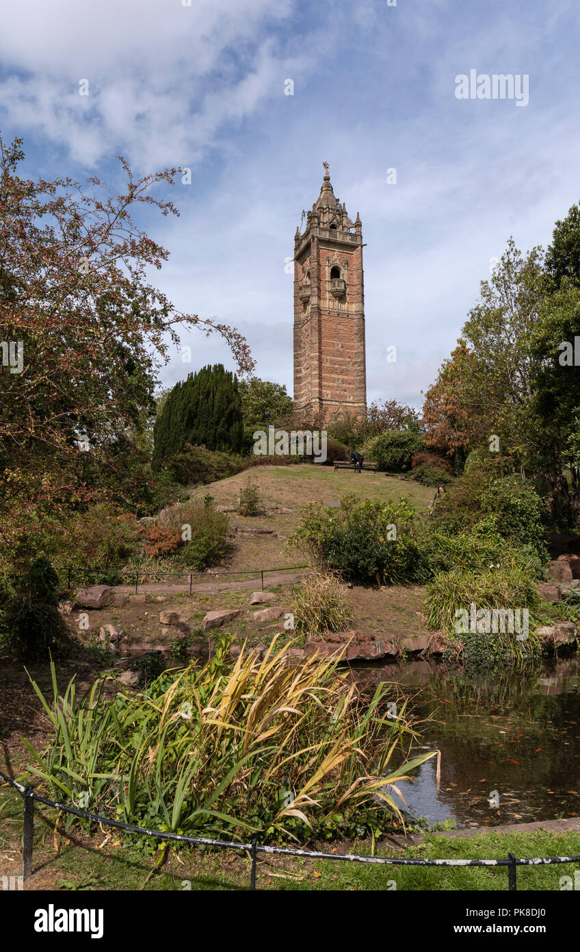 Cabot Tower, Brandon Hill Park, City of Bristol, England, UK Stock Photo
