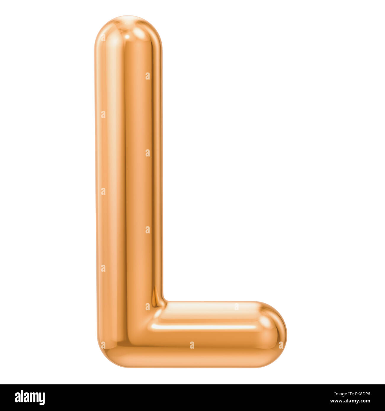 Golden letter L, 3D rendering isolated on white background Stock Photo ...