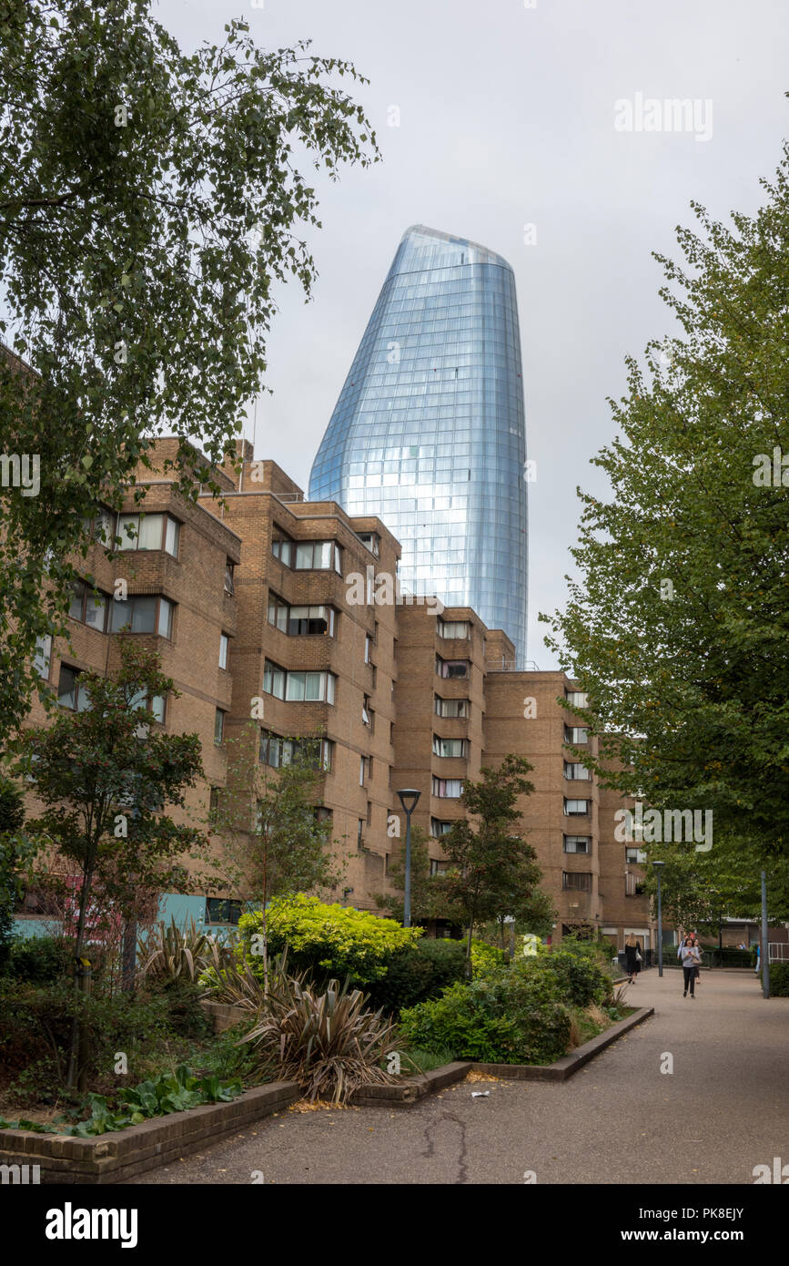 the vase or the boomerang slang for the new block of flats and apartments at number one 1