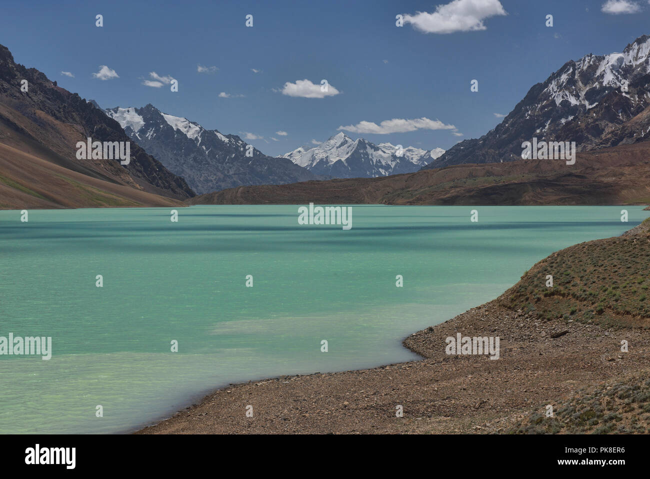 Khafrazdara Lake, Tajik National Park, Tajikistan. Stock Photo