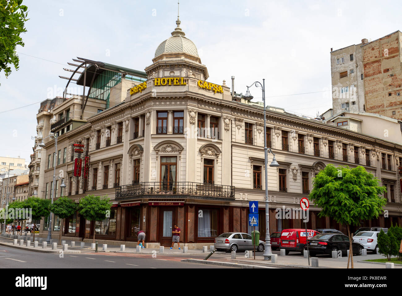 The Casa Capsa Hotel in Bucharest, Romania Stock Photo - Alamy