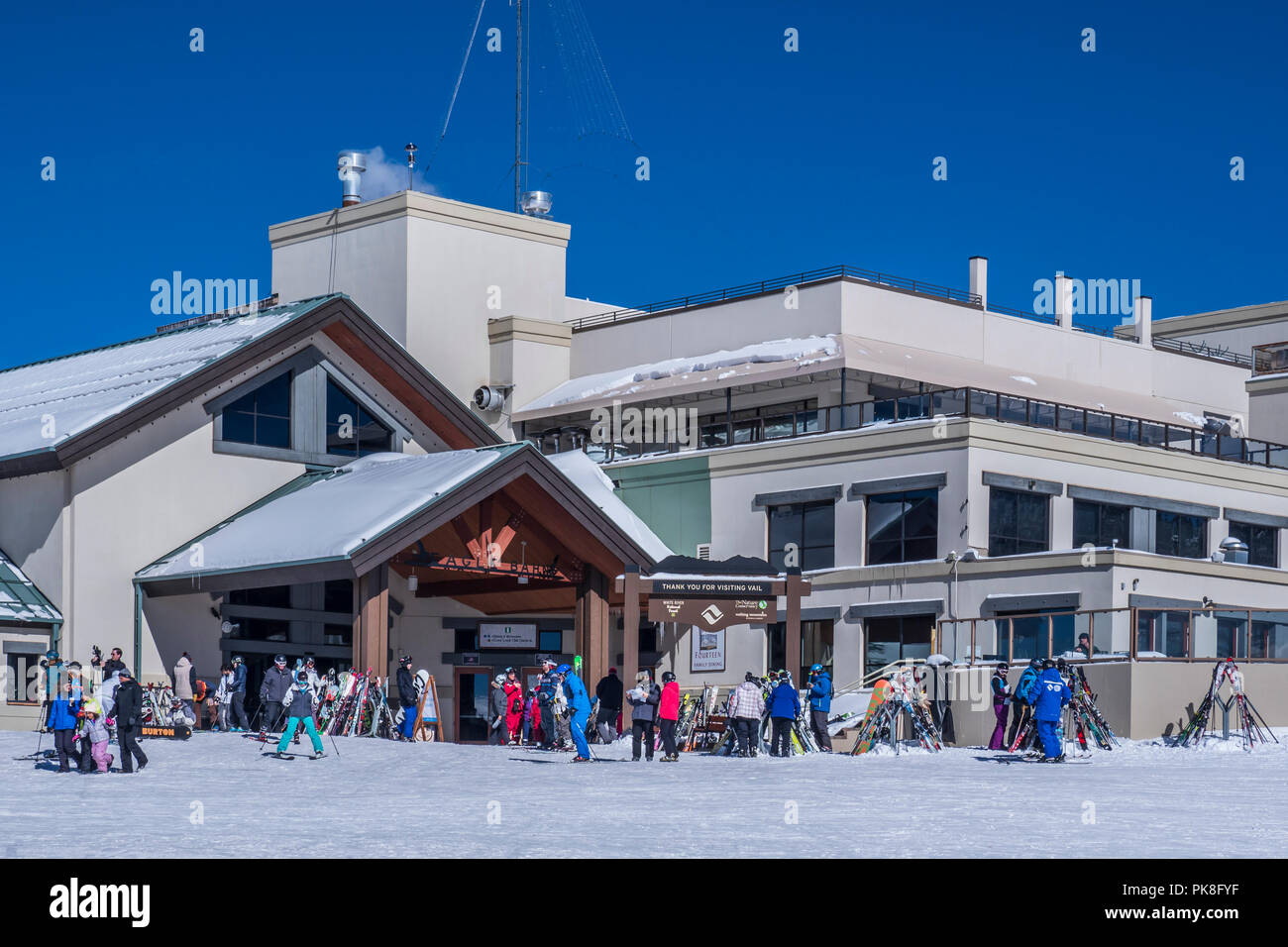 Eagle's Nest, winter, Vail Ski Resort, Vail, Colorado Stock Photo Alamy