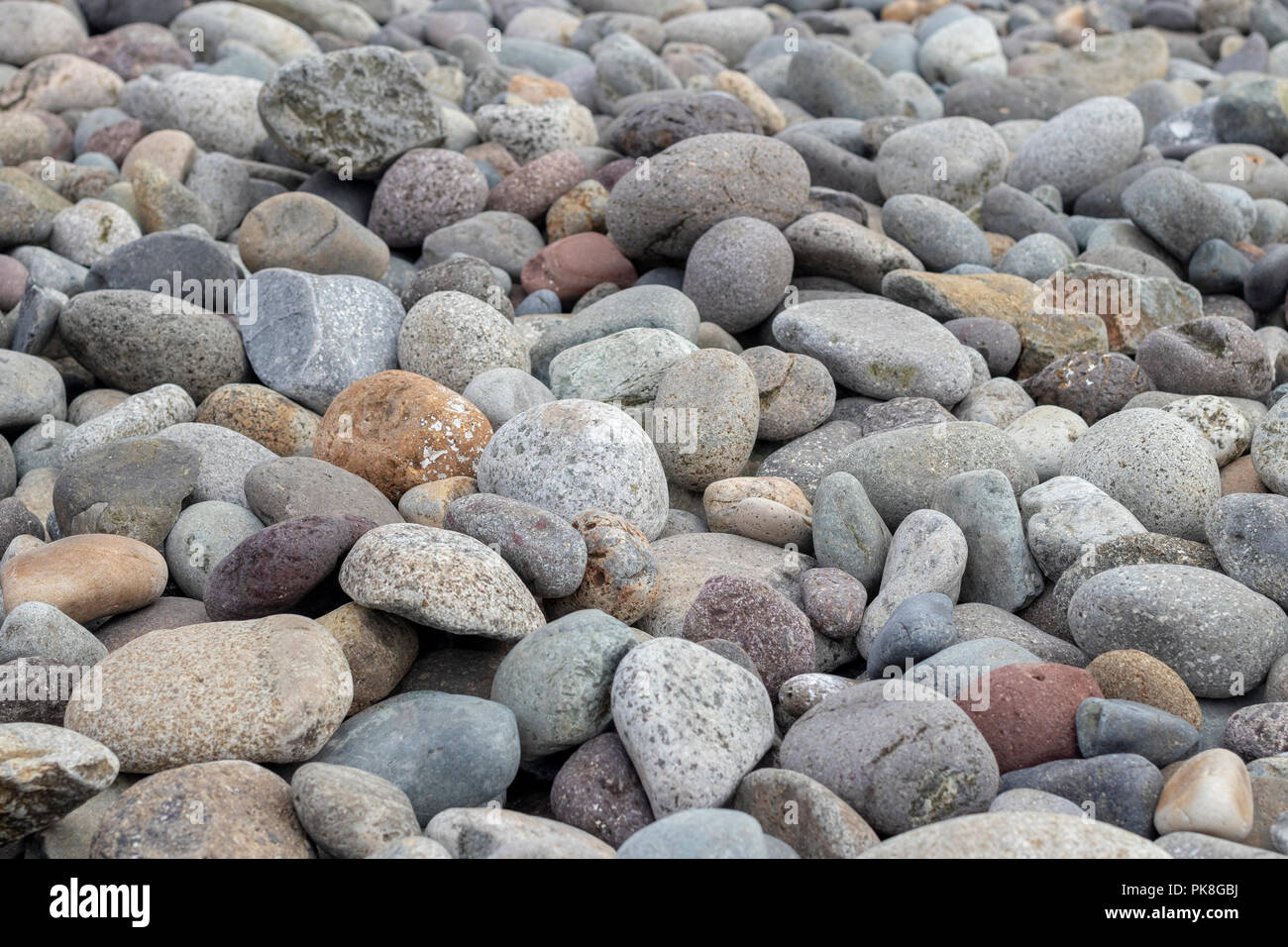 Nice view of rocks on the beach Stock Photo - Alamy