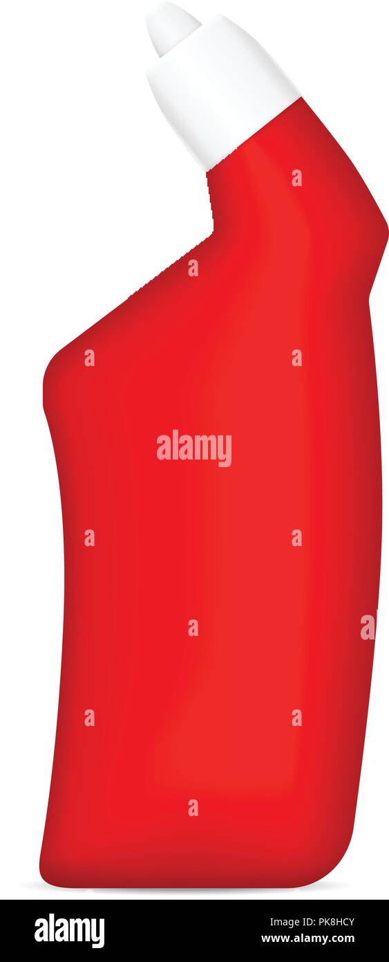 Detergent bottle on a white background. Vector illustration Stock ...