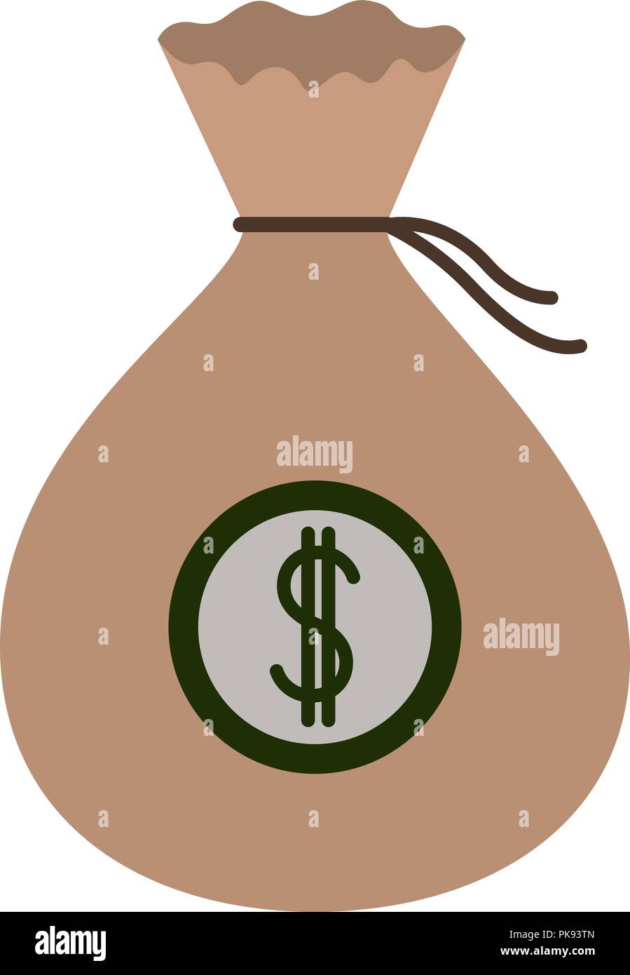 money bag isolated icon Stock Vector Image & Art - Alamy