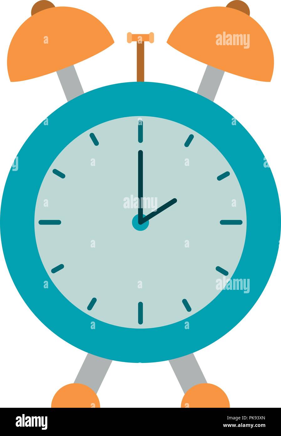 alarm time clock isolated icon Stock Vector Image & Art - Alamy