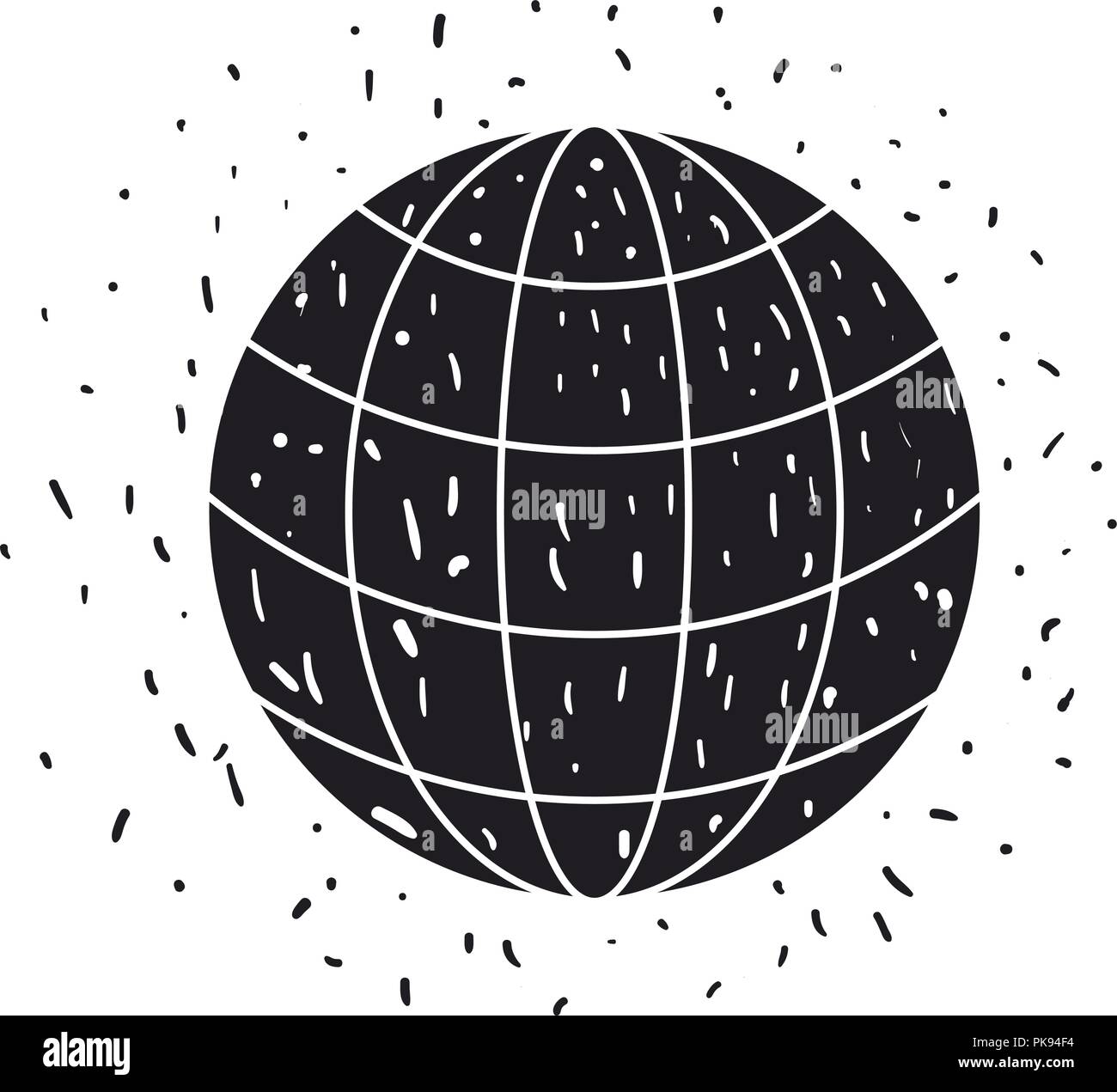 sphere planet isolated icon Stock Vector Image & Art - Alamy