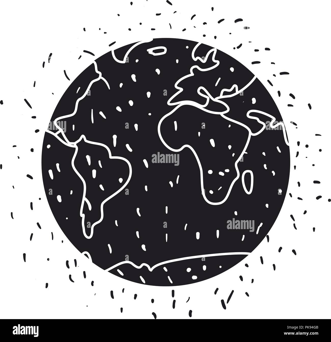 world planet map icon Stock Vector Image & Art - Alamy