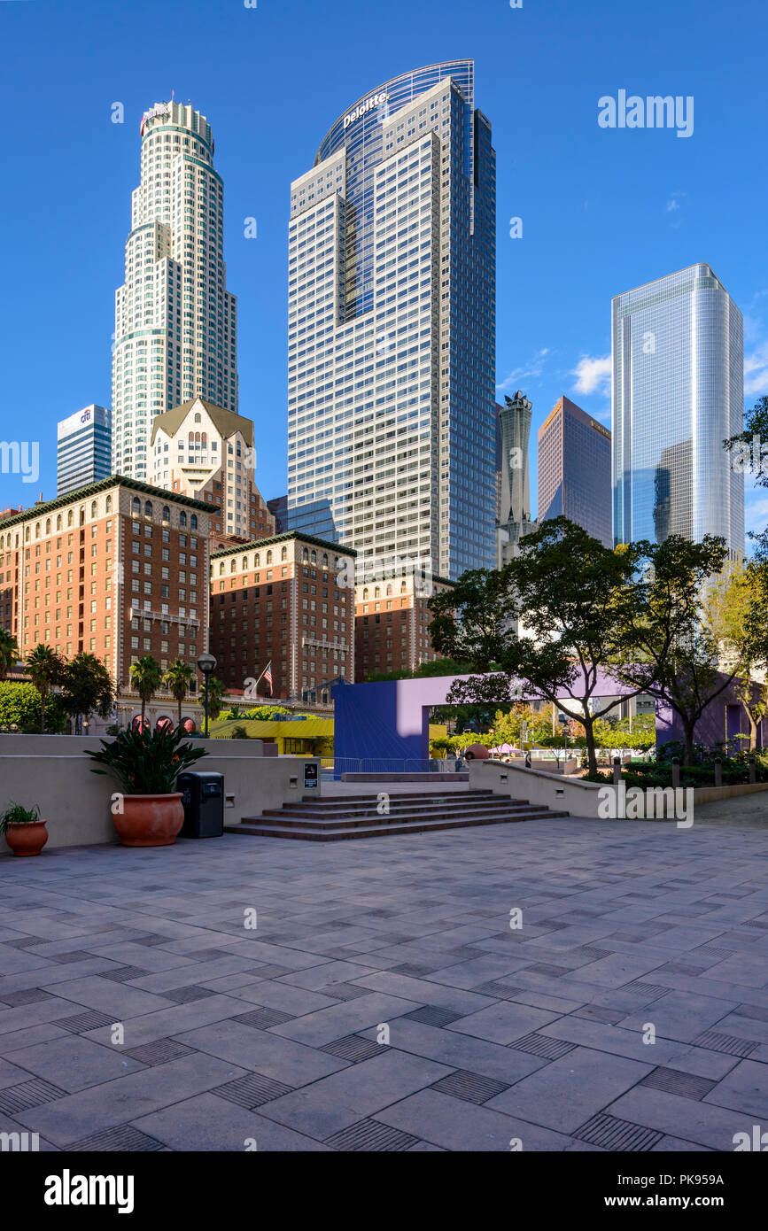 Pershing Square downtown Los Angeles, California, USA Stock Photo Alamy