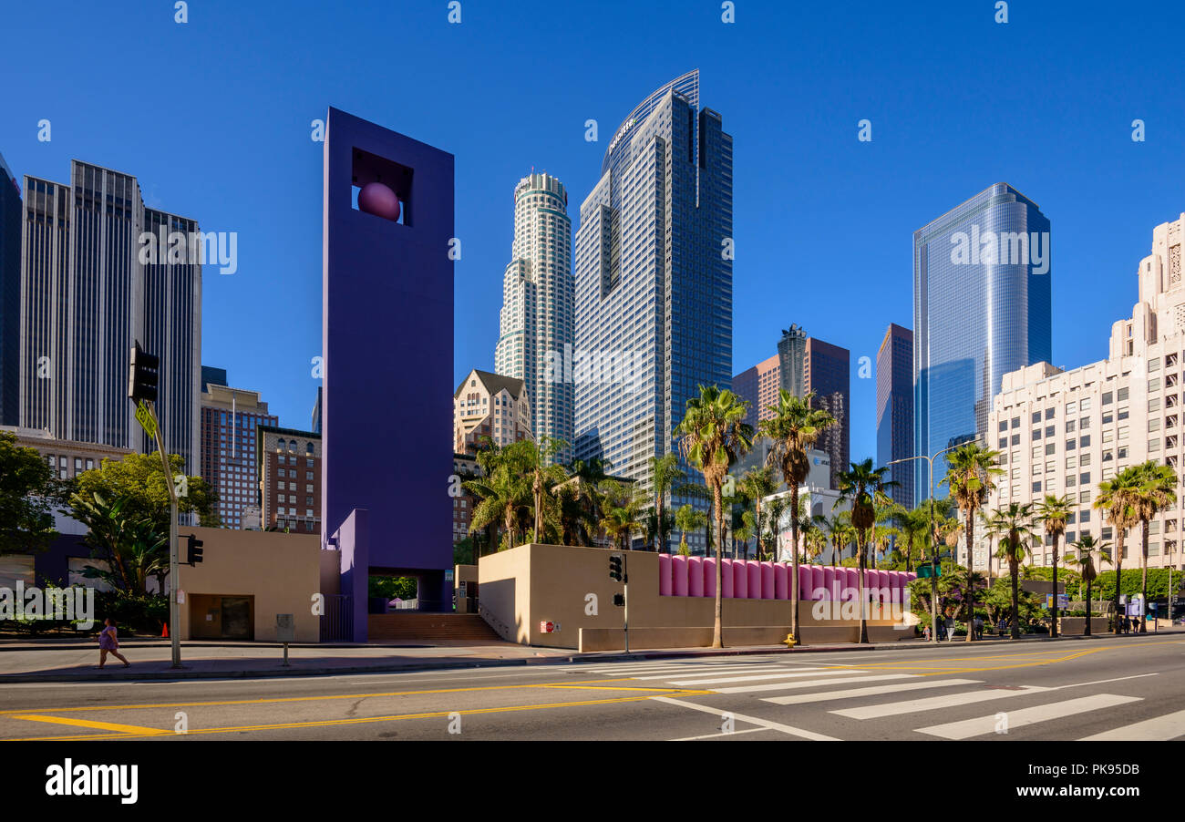 Pershing Square downtown Los Angeles, California, USA Stock Photo Alamy