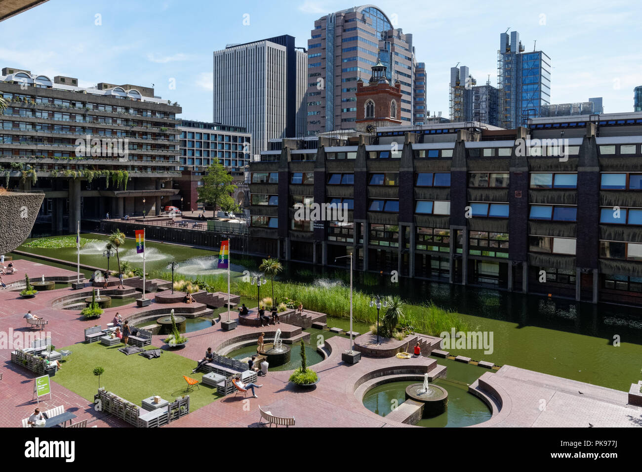 The Barbican Centre And The Barbican Estate, London England United ...