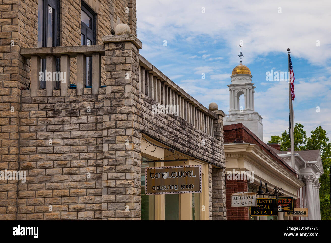 Lenox Town Hall, Lenox, MA Stock Photo Alamy