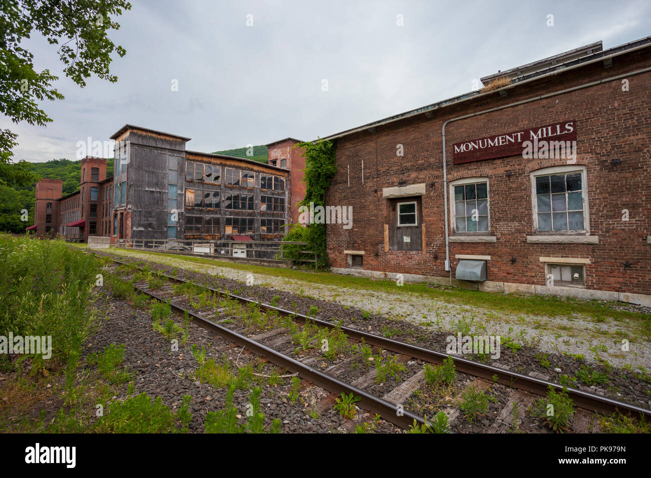 Monument Mill in Housatonic, MA Stock Photo Alamy