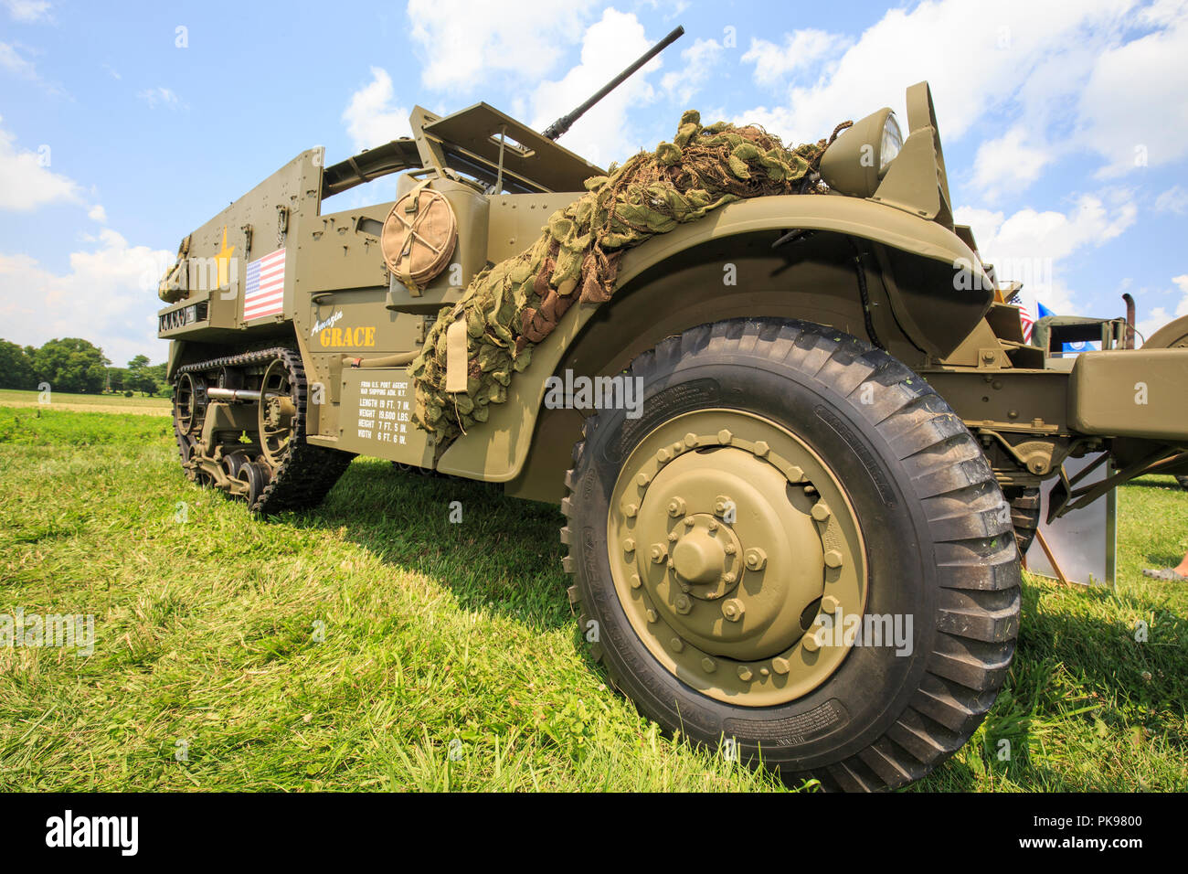 1941 M2 Halftrack Military Vehicle Stock Photo - Alamy