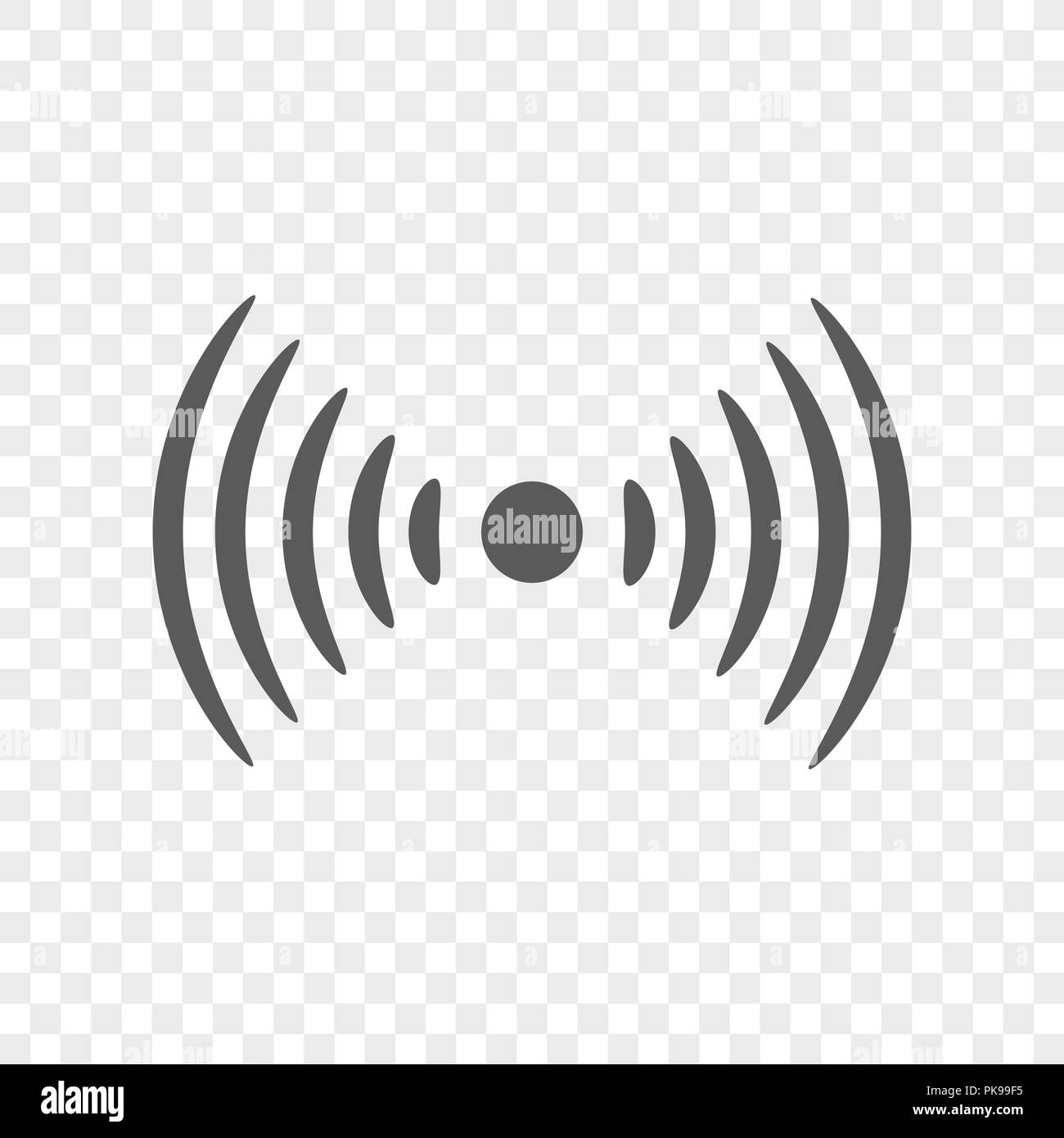 Vector radio, wireless icon. Symbol and sign illustration on transparent  background Stock Vector Image & Art - Alamy