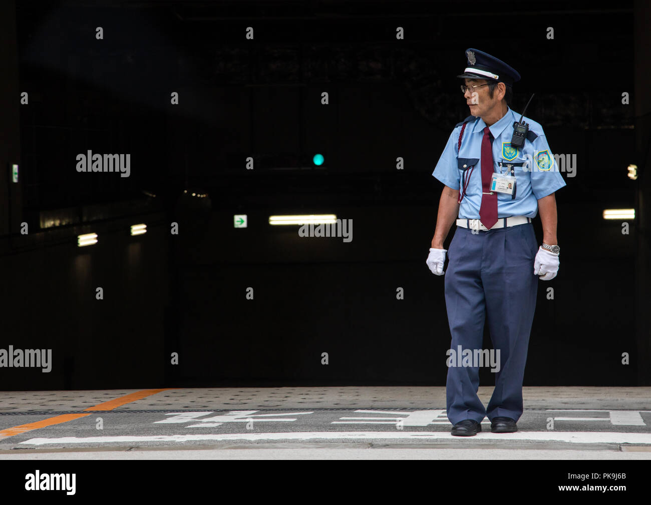 Japanese security guard hires stock photography and images Alamy