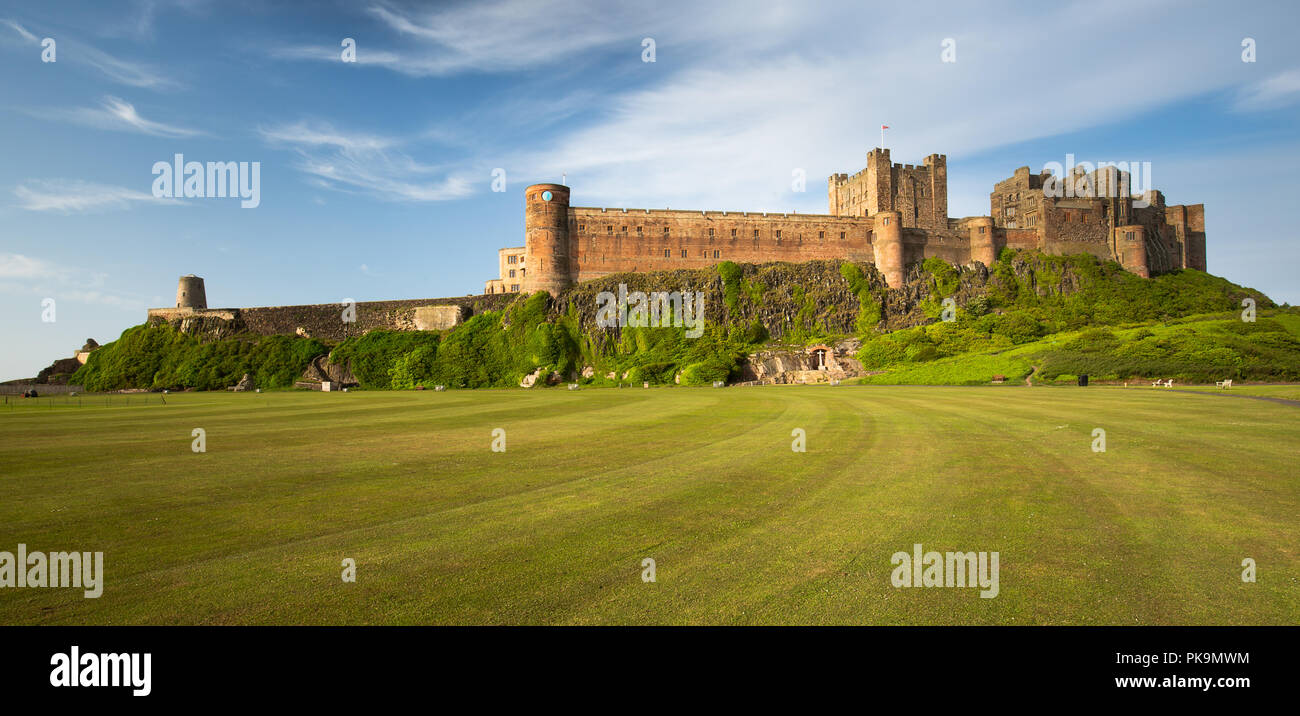 Bamburgh Castle, Bamburgh, Northumberland, UK Stock Photo
