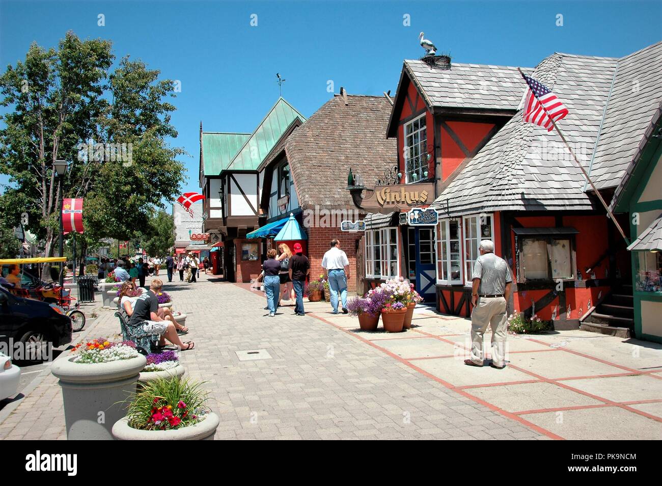 Solvang California, a Danish community Stock Photo Alamy