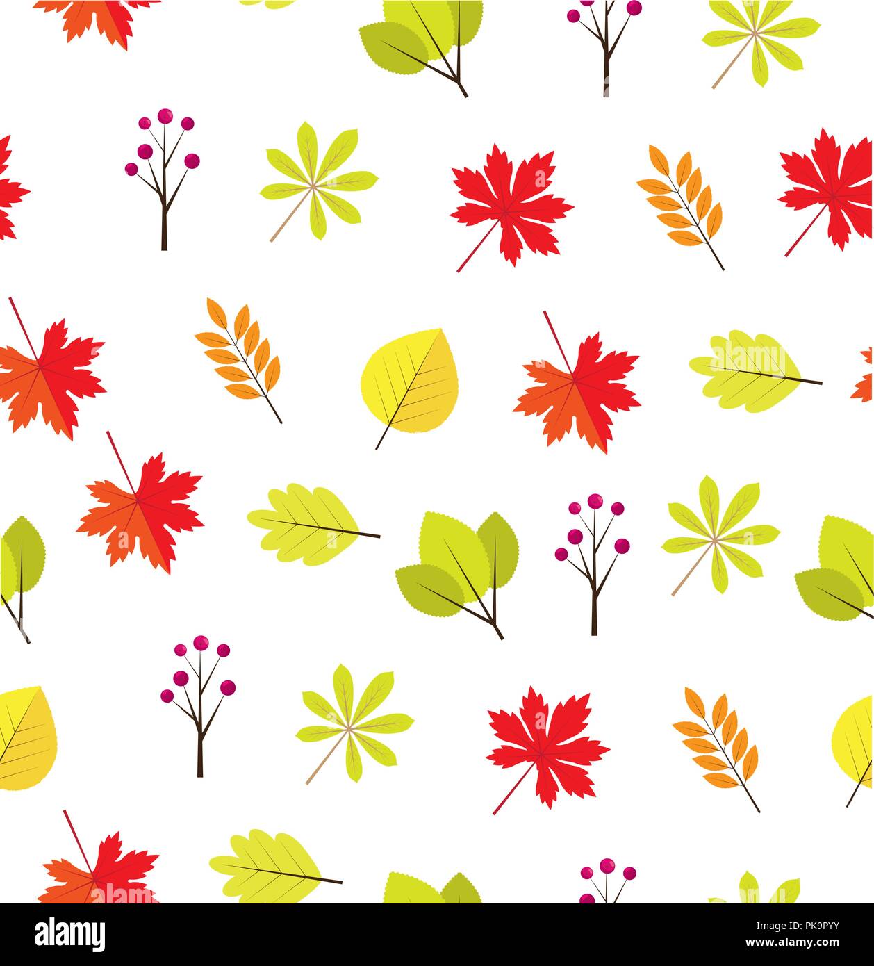 vector illustration of fall, autumn leaves. fall, autumn background ...