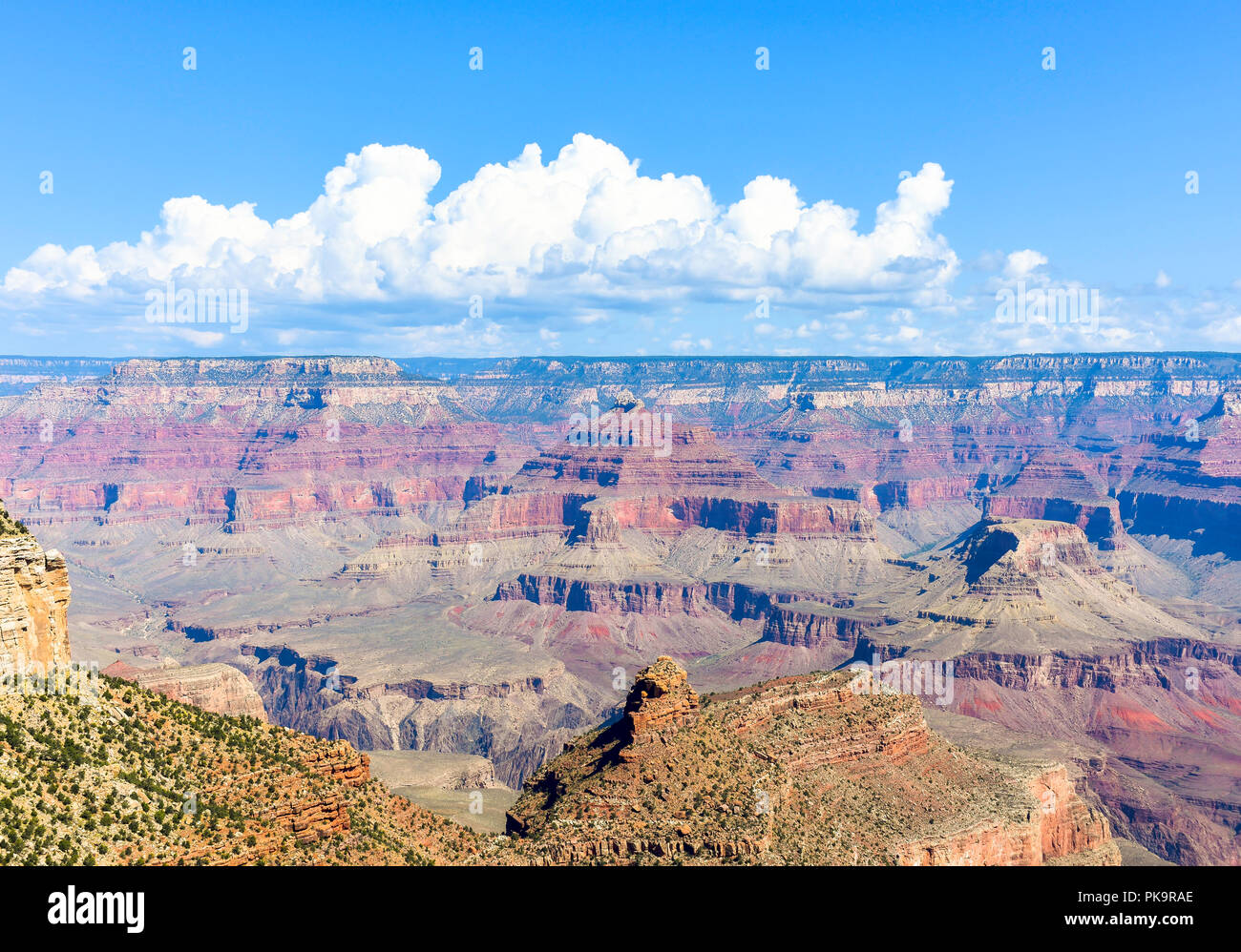 Ancient Ruins of The Grand Canyon Stock Photo