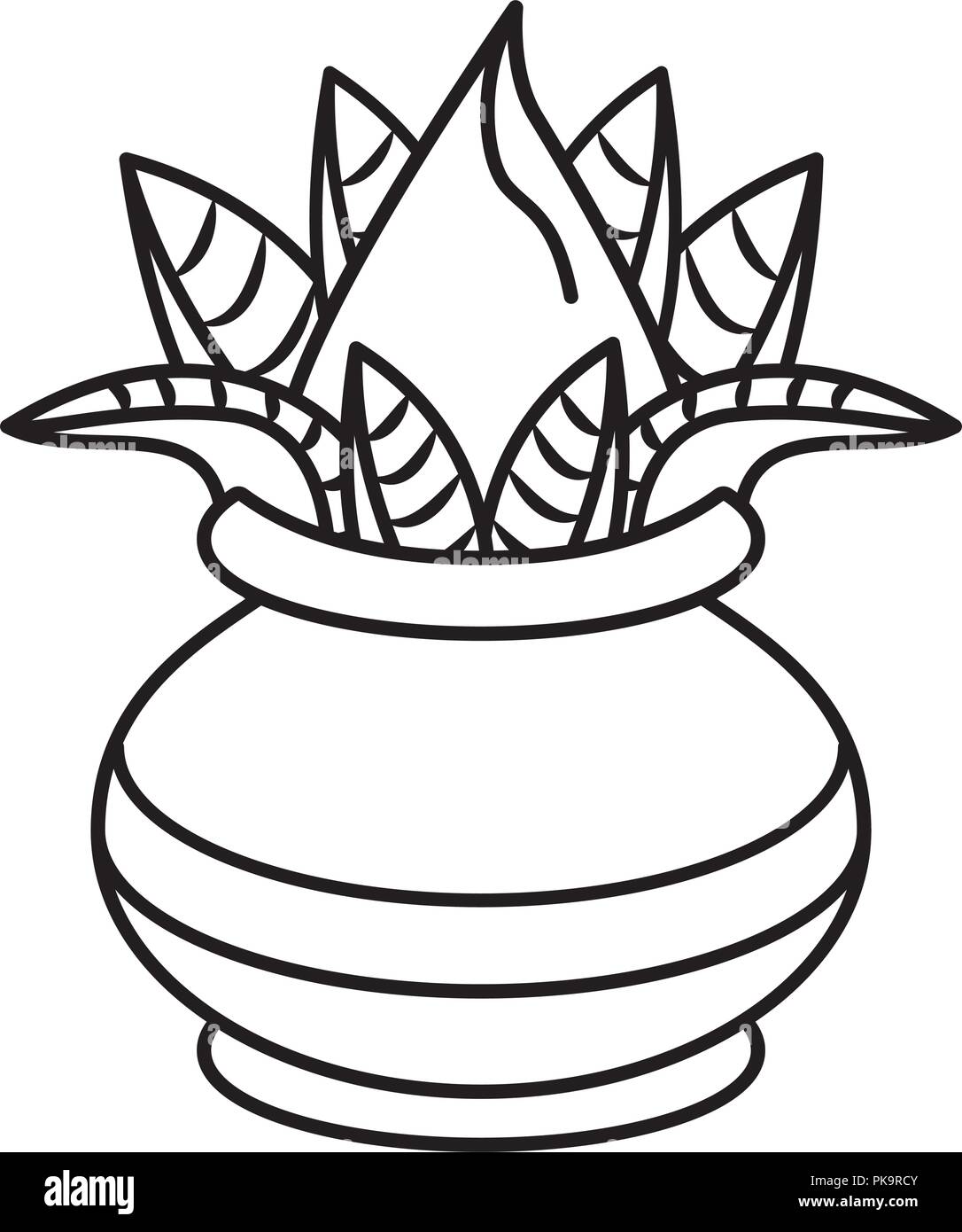 Ugadi indian elements in black and white Stock Vector Image & Art Alamy