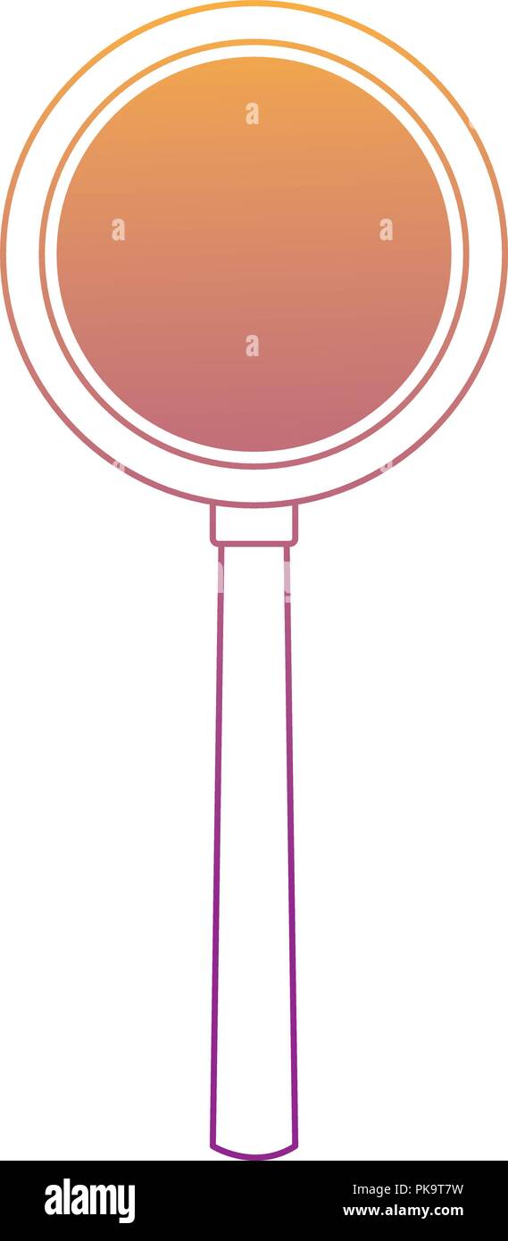 Magnifying glass isolated rainbow lines Stock Vector Image & Art - Alamy