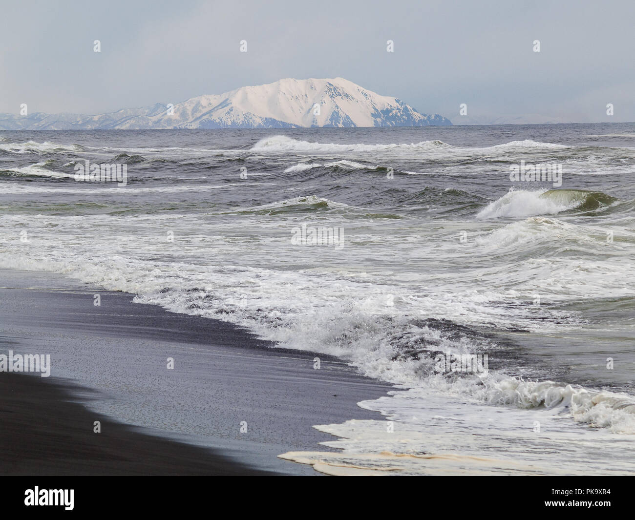 Ocean In Winter Pacific Ocean In Winter Winter Panoramic View Of