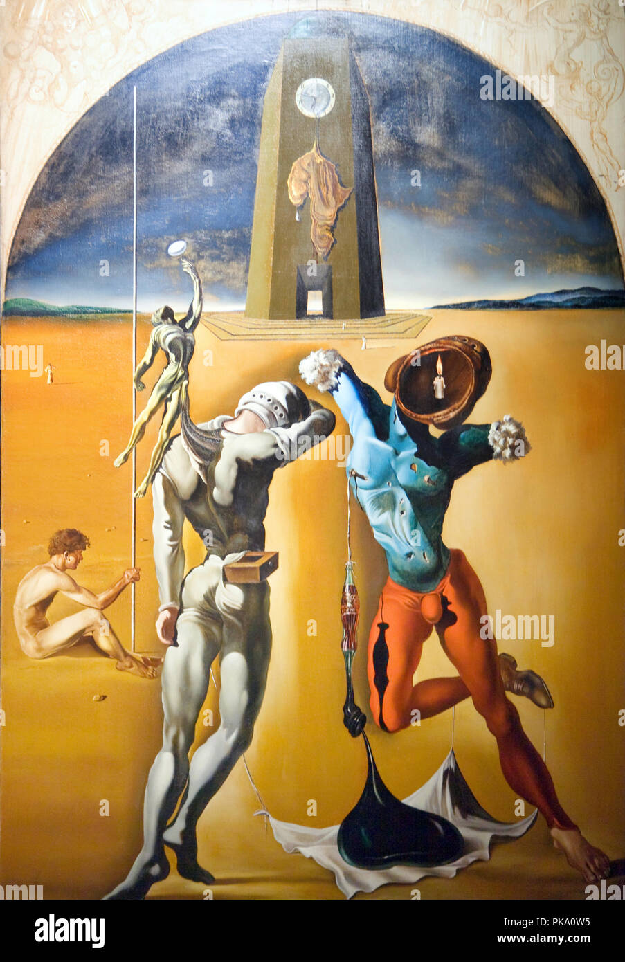 paintings in the house of dali in spain Stock Photo