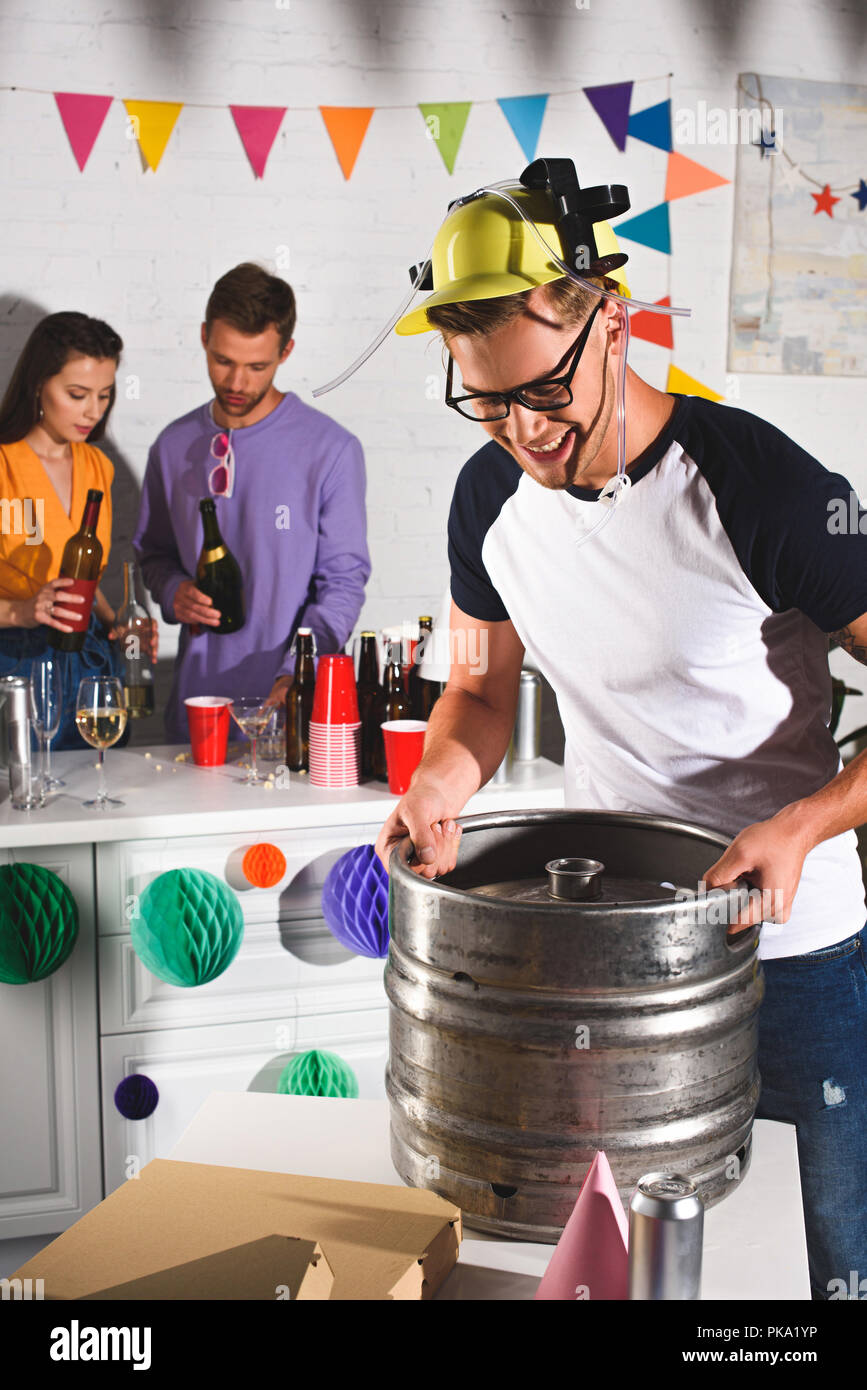 Beer barrel man drinking hires stock photography and images Alamy