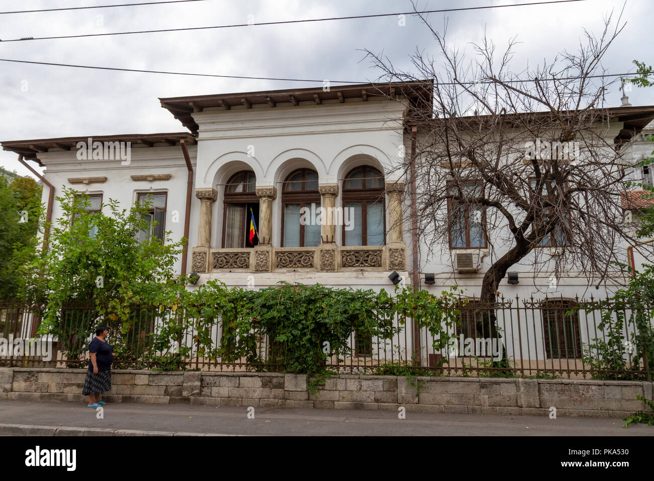 The George Oprescu Institute of Art History on Calea Victoriei in Bucharest, Romania. Stock Photo