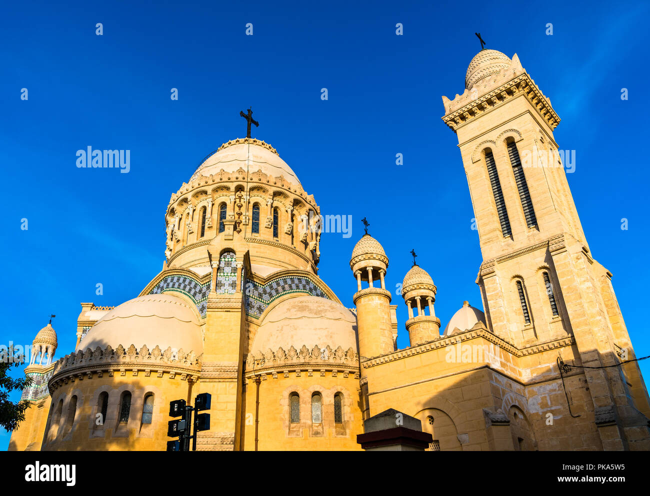 Our Lady of Africa Basilica in Algiers, Algeria Stock Photo
