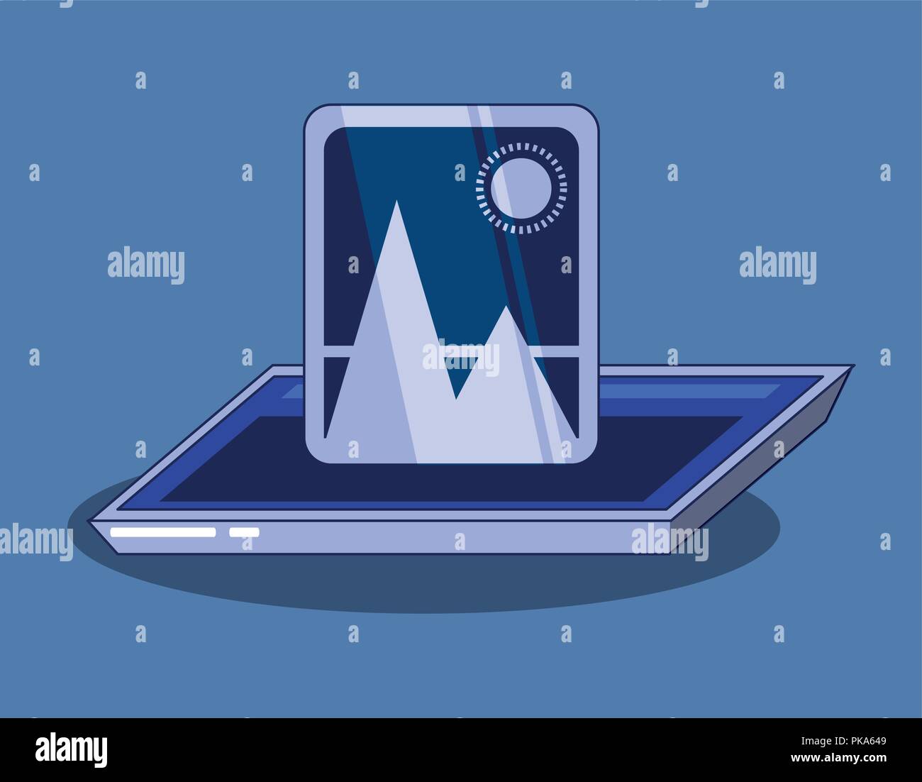 data security with smartphone vector illustration design Stock Vector ...