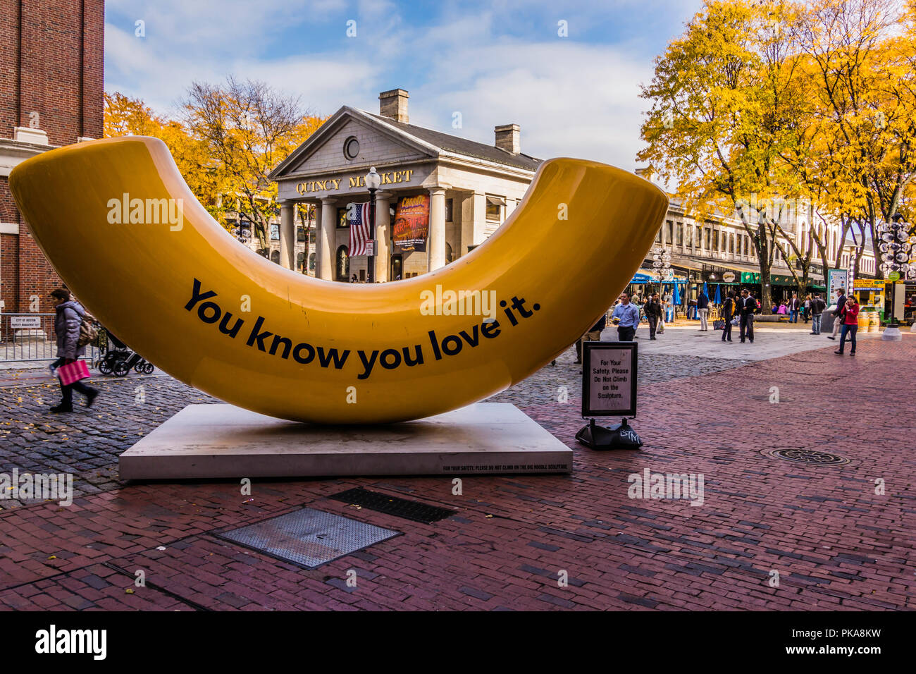 Quincy Market Boston, Massachusetts, USA Stock Photo Alamy