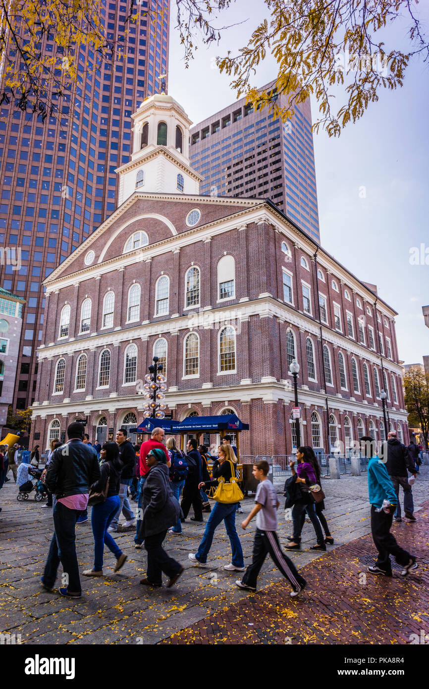 Faneuil Hall Marketplace Boston, Massachusetts, USA Stock Photo Alamy