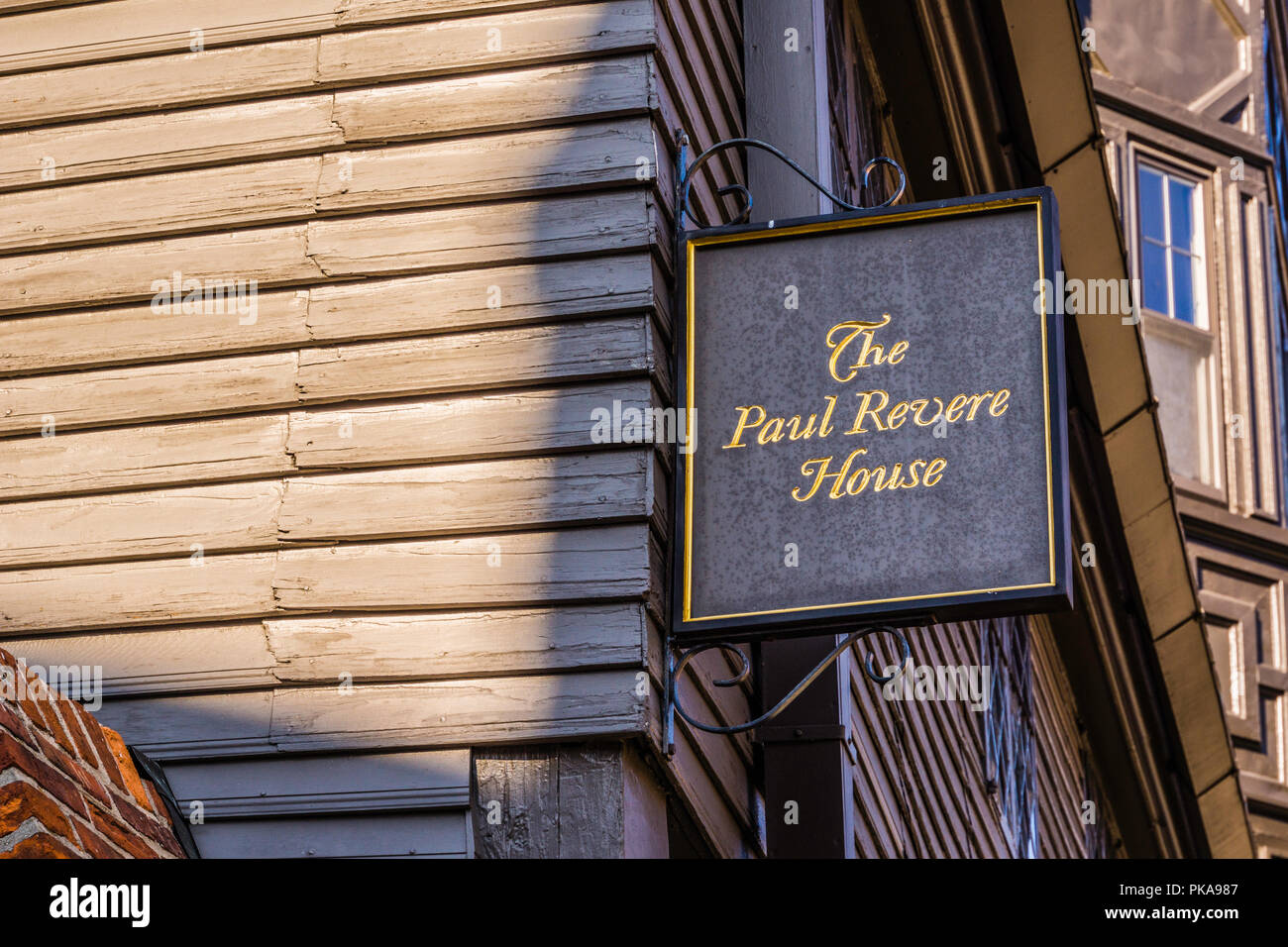 Paul Revere Housel   Boston, Massachusetts, USA Stock Photo