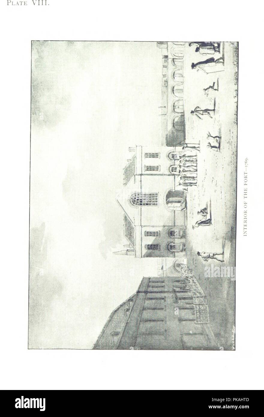 Image  from page 106 of 'The History of Landguard Fort, in Suffolk' . Stock Photo