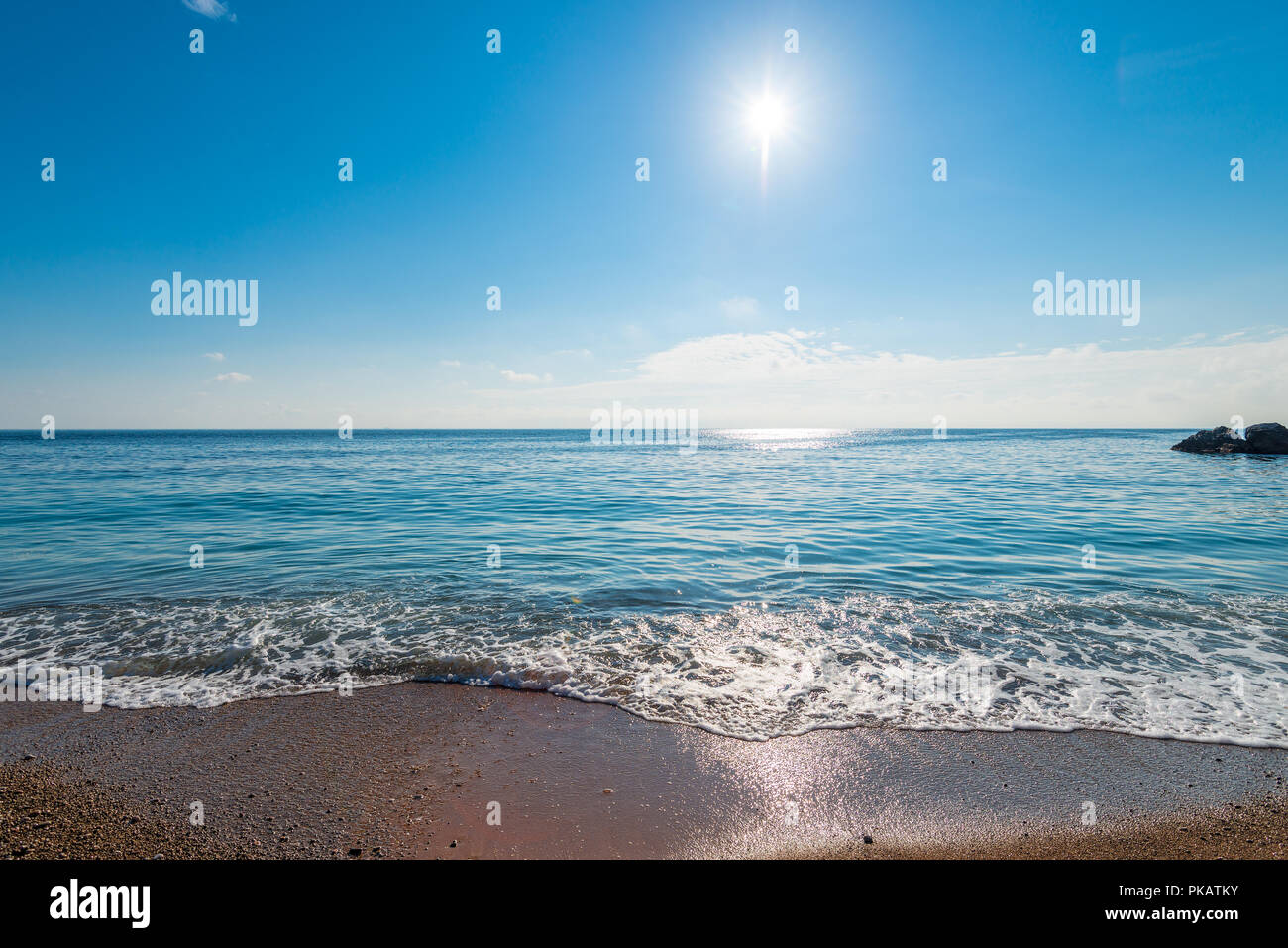 Blue sky above sun hi-res stock photography and images - Alamy