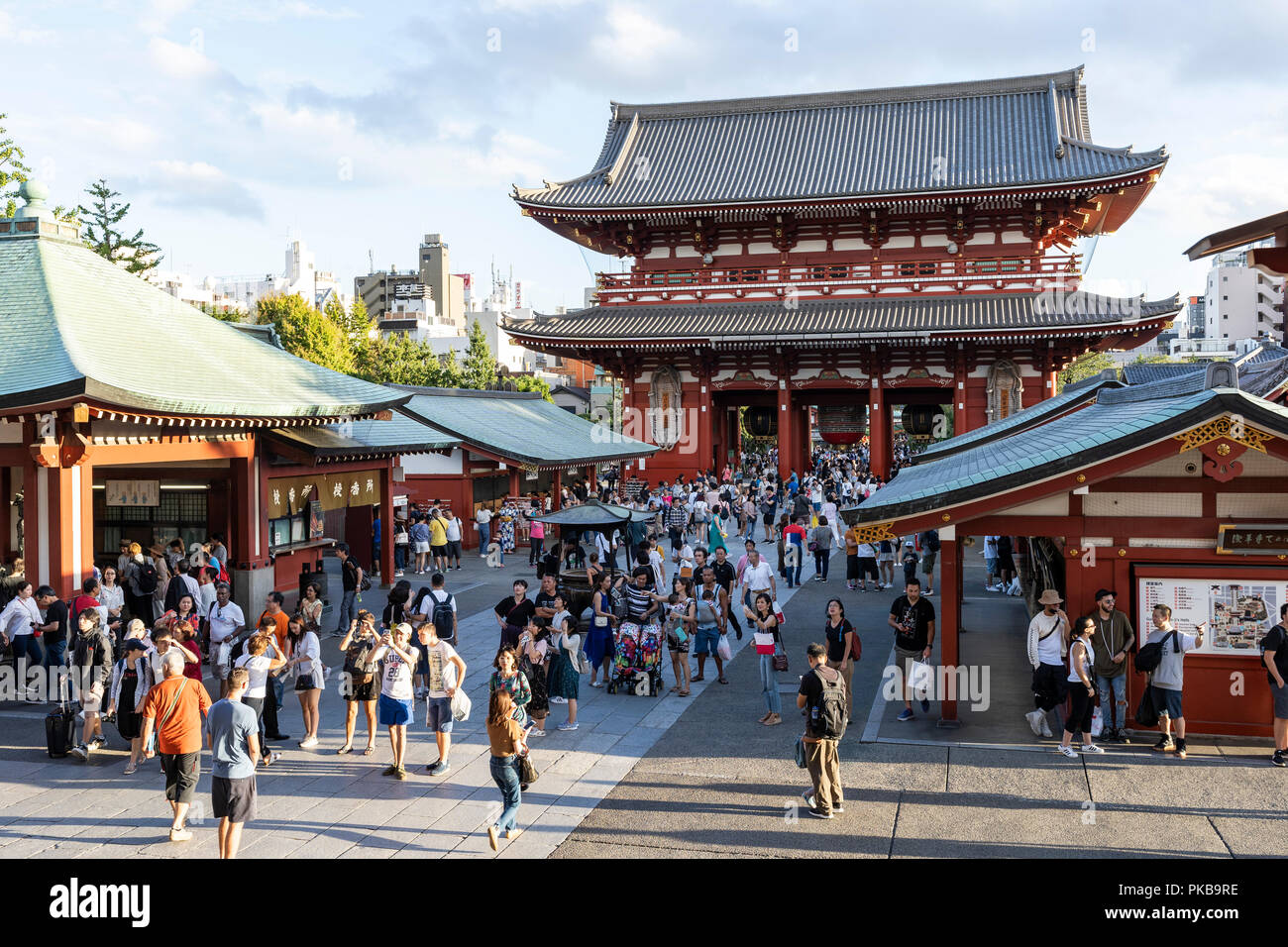 Hozomon gate, Sensoji Temple, Asakusa, TaitoKu, Tokyo, Japan Stock Photo Alamy