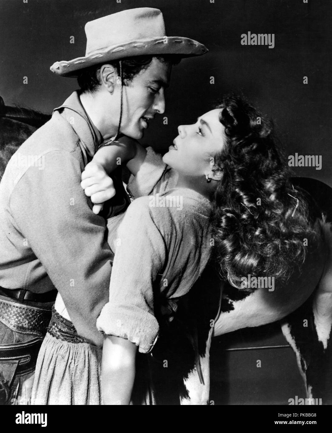 Duel in the Sun  Year : 1946 USA Director : King Vidor Jennifer Jones, Gregory Peck Stock Photo