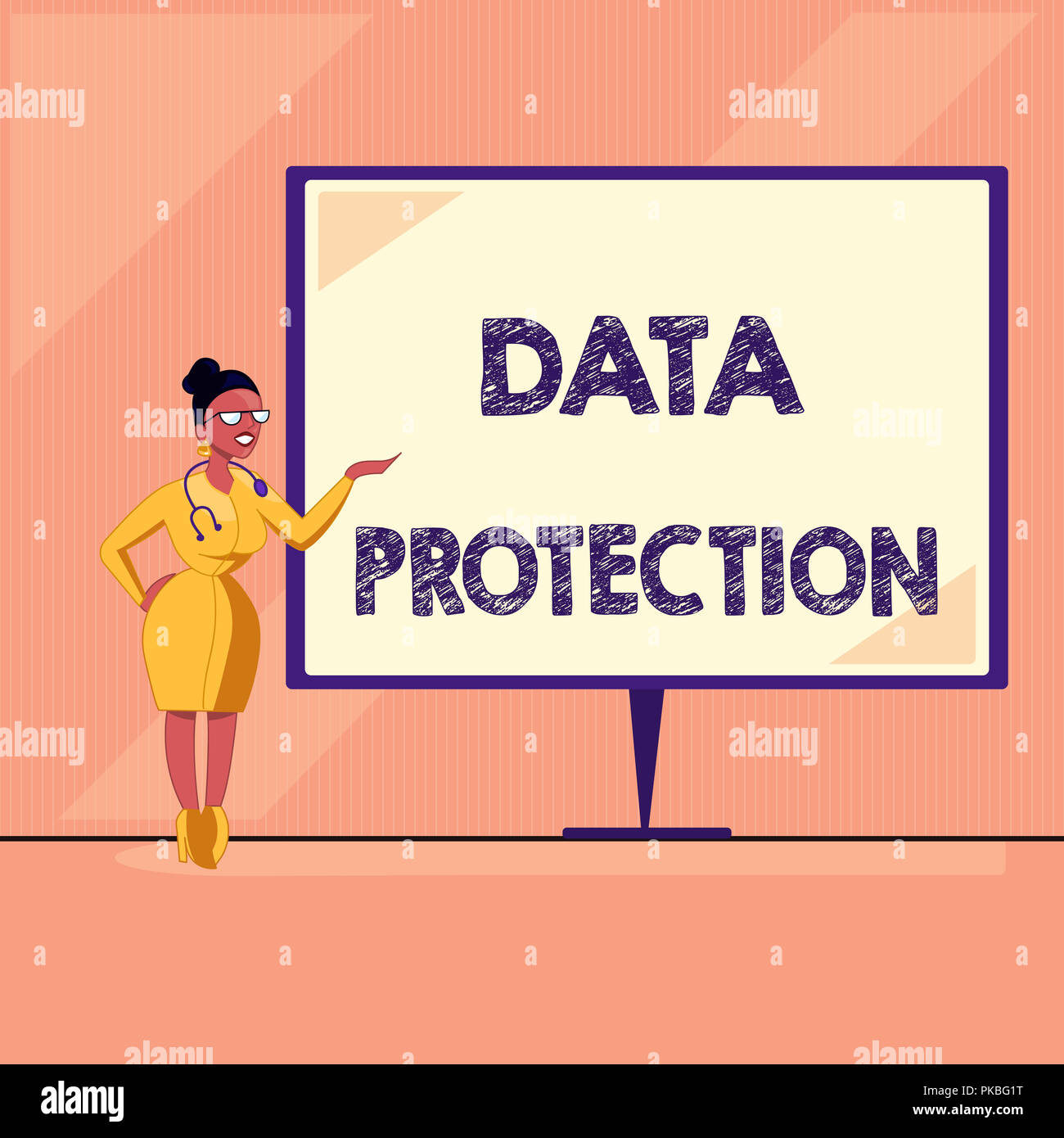 Data Protection Text Word writing text Data Protection. Business concept for Protect IP ...