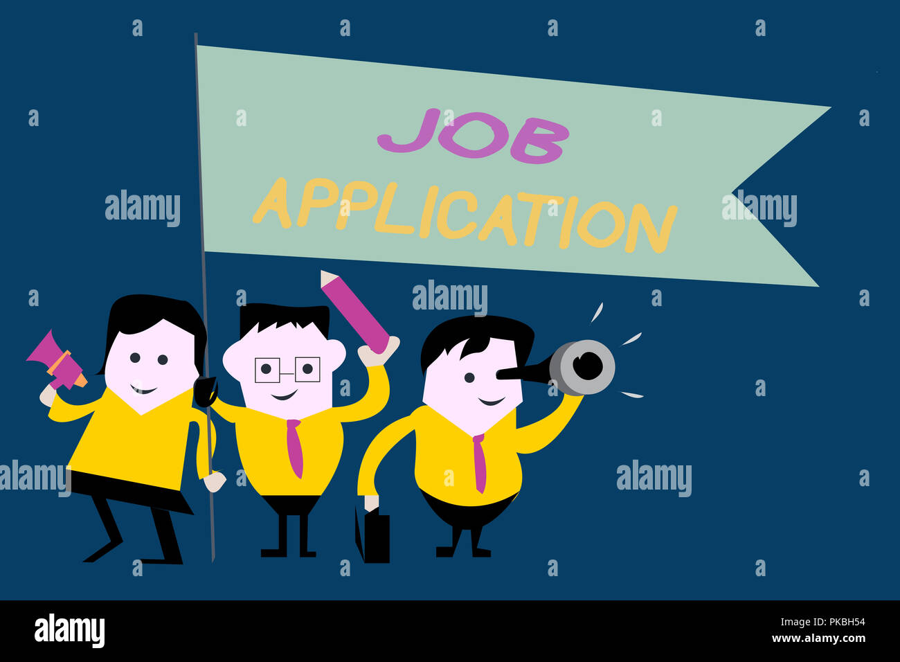 Text sign showing Job Application. Conceptual photo The standard ...